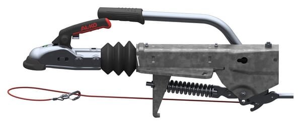 Pièces agricoles - Pièce divers - Crochet d'attelage freiné V 161S (montage haut+bas)