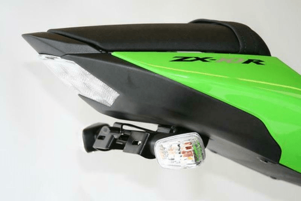 Pièces Quad & Motos - Equipement véhicule - Support de plaque R&G RACING noir Kawasaki