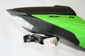 Support de plaque R&G RACING noir Kawasaki