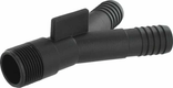 Y 45°+embout 2x25mm / 1x1"