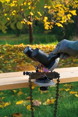 Pièces agricoles - Jardin et forêt pièce adaptable - Affûteuse de chaîne à batterie d'établi, MicroJolly, Tecomec