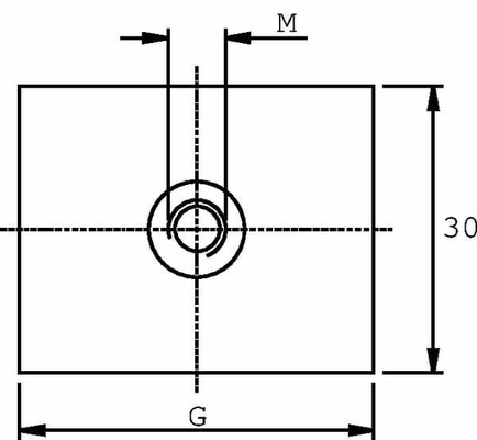 Pièces agricoles - Hydraulique - Plaque a souder double GR.1