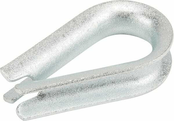 Pièces agricoles - Fasteners - Cosse-coeur zingué 13 mm