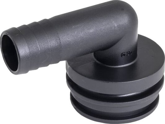 Pièces agricoles - Pièce Pulvérisateur - Raccord à fourche, femelle 90° AF5, embout de tuyau 20 mm