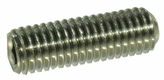 Vis sans tête six pans creux bout cuvette M8x40 inox-A2