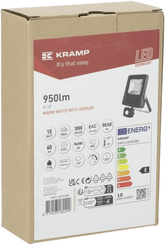 Pièces agricoles - Electricité - Projecteur LED, 10W, capteur 3000K