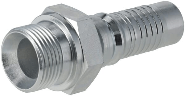 Pièces agricoles - Hydraulique - Raccord à sertir 4SH-DN20-3/4" BSP
