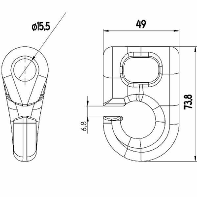 Pièces agricoles - Aménagements paysagers - Manille MR Ø 15,5 - SPEED SYSTEM