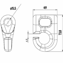 Pièces agricoles - Aménagements paysagers - Manille MR Ø 15,5 - SPEED SYSTEM