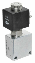 Pièces agricoles - Hydraulique - Vanne electr.2/2 12V No.ferm. 3/8" BSP