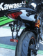 Support de plaque V PARTS noir Kawasaki ER6