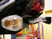 Support de plaque R&G RACING noir Kawasaki ER-6 F/N