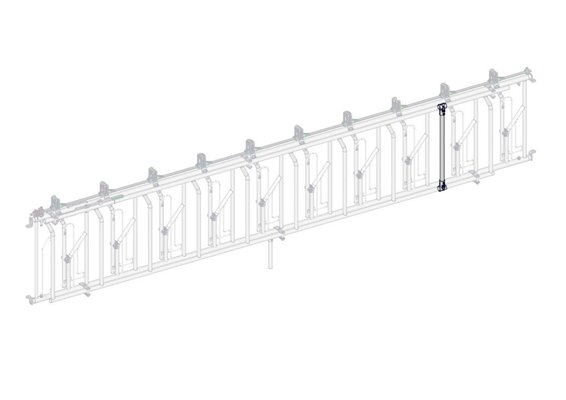 Materiels - Matériel d'élevage - autre - BARRETTE REGLABLE TAUREAU RC II 10/6 COMPLETE
