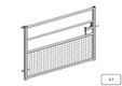 PACK DE 7 PORTE HERBAGE SEMI-GRILLAGEE L.1.79M
