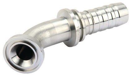 Pièces agricoles - Hydraulique - Racc. à sertir DN32+50,8 bride 45°