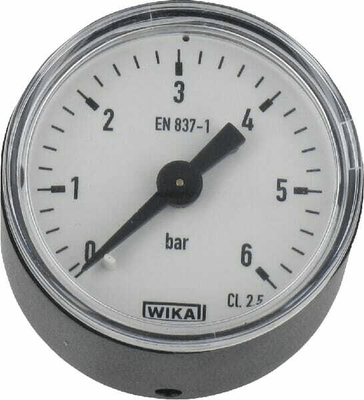 Pièces agricoles - Hydraulique - Manom., rac. ar. ø50 0-6bar