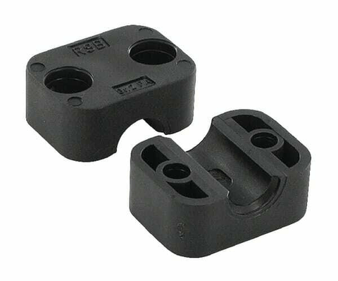 Pièces agricoles - Hydraulique - Demi-coq.noire lisse A2 12,7mm