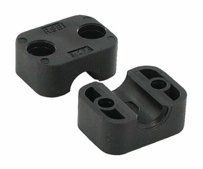 Pièces agricoles - Hydraulique - Demi-coq.noire lisse A2 12,7mm