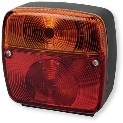 Automobile - Consommables et accessoires auto. - Feu arrière type agricole, multimarque fonction clignotant BA15S 21W, stop BA15S 21W, position BAY15D 21/5W. (par 1)