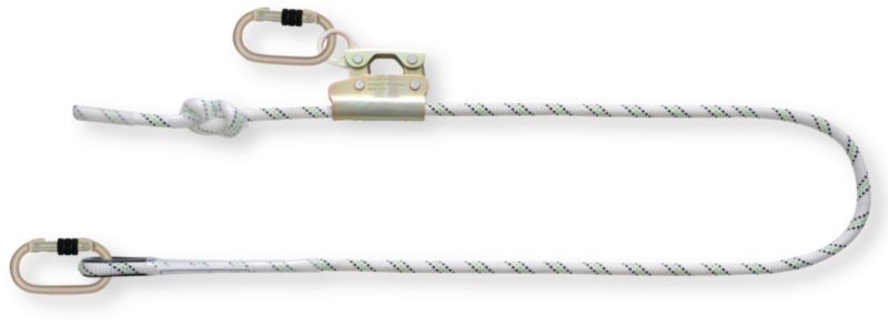 Equipement protection individuelle - Equipement - Longe de maintien 2 m avec coulisseau (par 1)