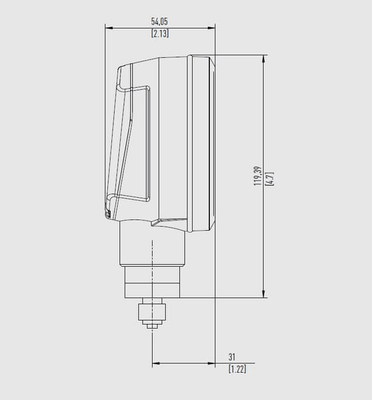 Pièces agricoles - Hydraulique - Manomètre numérique 350bars