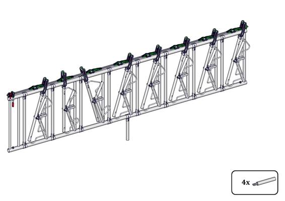 Materiels - Cornadis - PANNEAU SAFETY IV GENISSE 8P./4.60M