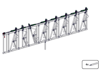 Materiels - Cornadis - PANNEAU SAFETY IV GENISSE 8P./4.60M