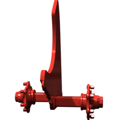 Pièces agricoles - Pièce divers - Cadre de roue gauche soudé -peint-