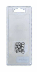 Pièces agricoles - Fasteners - Ecrou autobloquant inox M6 x 1,0 (10)