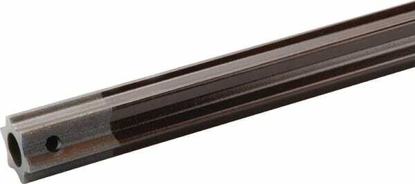 Pièces agricoles - Transmission - Tube profilé revêtu étoile S4VGA Ø ext. : 51x37 mm L : 1 m Walterscheid