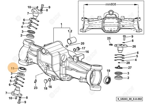 Pièces agricoles - Roulements - ROULEMENT