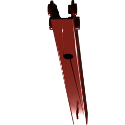 Pièces agricoles - Pièce divers - bras pivotant soudé -peint-