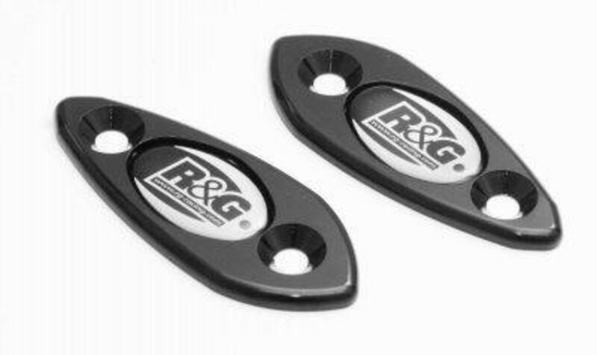 Pièces Quad & Motos - Equipement véhicule - Cache-orifices rétroviseur R&G RACING - noir Kawasaki ZX6R/RR