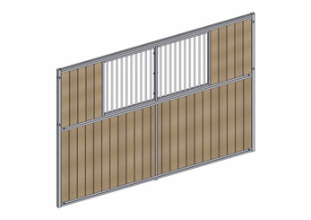 Materiels - Accessoires 200Kg-300Kg - SEPARATION BOX BARREAUDEE/RESINE L.3.50M