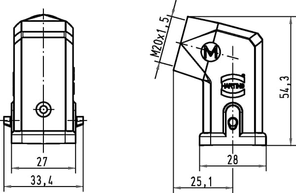 Pièces agricoles - Pièce Pulvérisateur - Capot 3A M20 entrée latérale