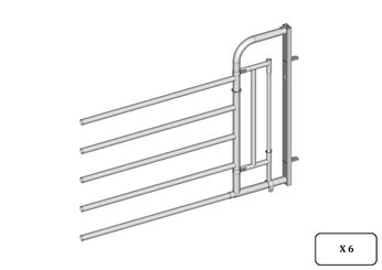 Materiels - Accessoires 200Kg-300Kg - PACK DE 6 AVANTS DUO EX5 VERTICAL