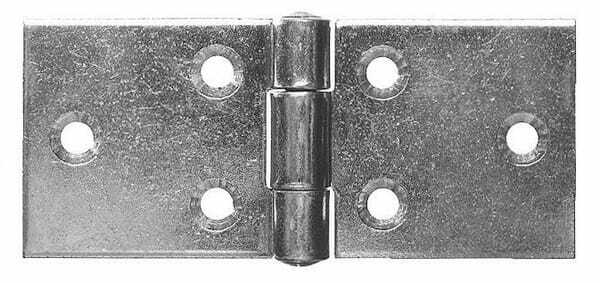 Pièces agricoles - Fasteners - Charnière plate 63x150mm 2pc.