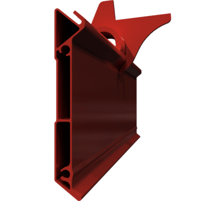 Pièces agricoles - Pièce divers - Profil en aluminium court 1026mm -peint-