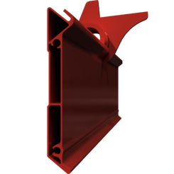 Pièces agricoles - Pièce divers - Profil en aluminium court 1026mm -peint-