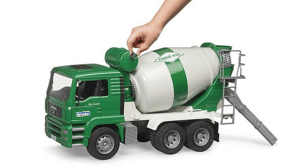 Loisirs - Jouets - Camion malaxeur de ciment à mélange rapide MAN TGA