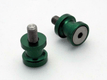 Pions de bras oscillant R&G RACING M10 aluminium vert