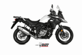 Silencieux MIVV Speed Edge inox/casquette carbone Suzuki DL650 V-Strom