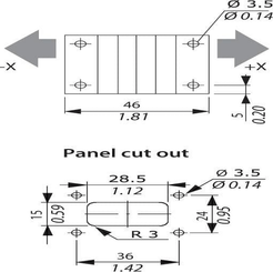 Pièces agricoles - Electricité - Joystick 25-75 % Vdc (R5k)