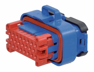 Pièces agricoles - Pièce Pulvérisateur - Logement de fiche 23 P. Femelle Bleu