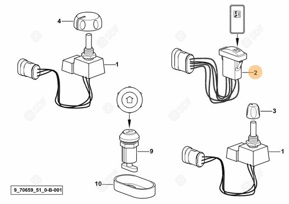 Pièces agricoles - Divers - BOUTON