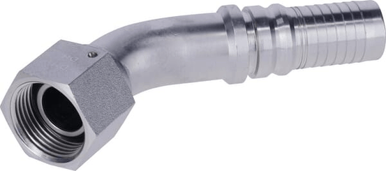 Pièces agricoles - Hydraulique - Raccord à sertir 4SH-DN25-1" BSP-45