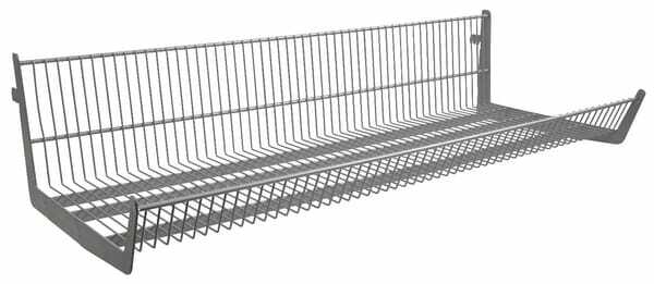 Pièces agricoles - Magasin - Panier susp. 37x100, blanc/alu