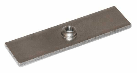 Pièces agricoles - Hydraulique - Plaque à souder db. inox GR.2