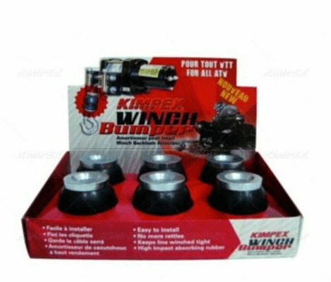 Pièces Quad & Motos - Equipement véhicule - Amortisseur de câble de treuil KIMPEX Winch Bumper (1ere génération) boîte de 6