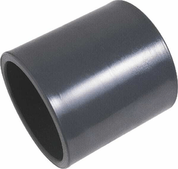 Pièces agricoles - Hydraulique - Manchon double PVC 63 mm